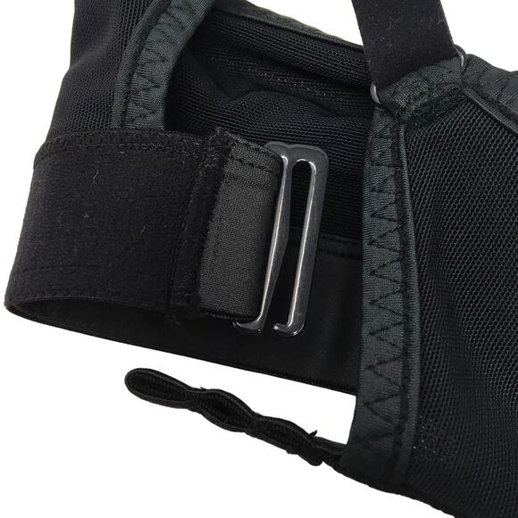 Brooks FastForward Crossback Sports Bra Black Mesh Adjustable Women's Size XXL - Picture 8 of 13